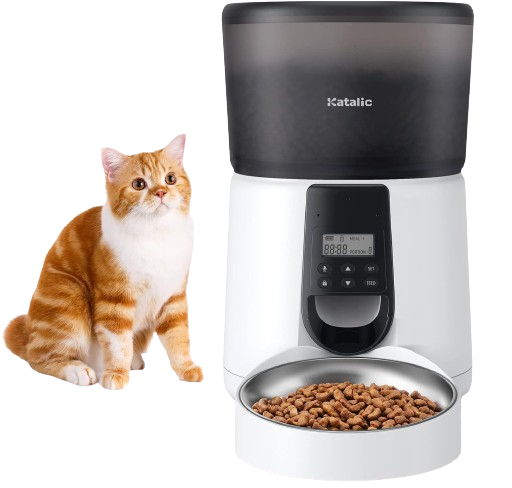 Katalic Clog-Free 4L Cat Food Dispenser